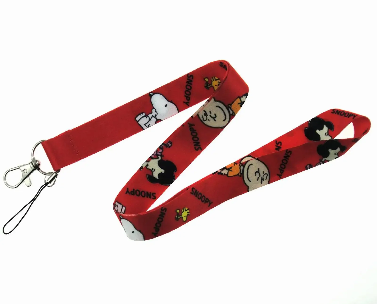 Lladro Snoopysnoopy Lanyard For Id Badge & Phone - Canvas Neck Strap For  All Ages
