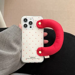 Candy Handle Bag Point White Double Acrylic Hard Phone Case - Samsung A16 (4G 5G) (1)