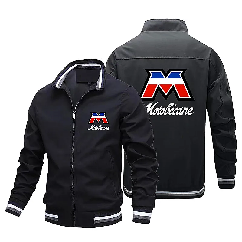 

Hot Sales in Spring and Autumn MotoBecane Bicycle Jacket Men's Casual Cardigan Overcoat Windbreaker Men's Hip Hop Street Jacket