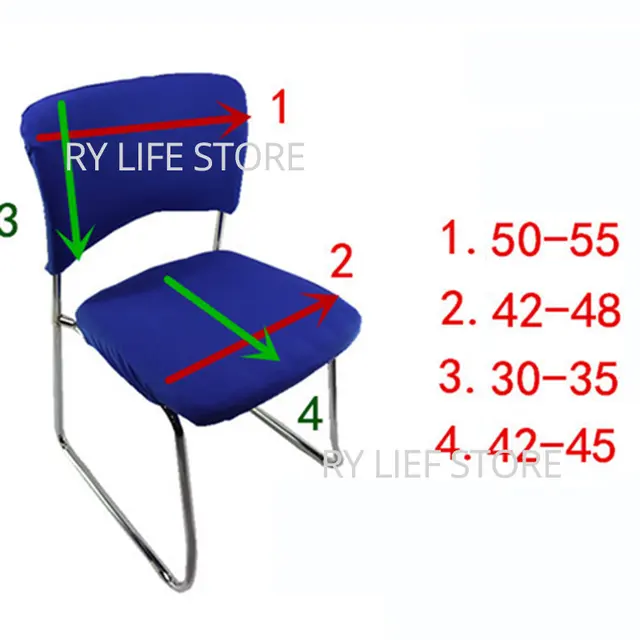 Rugalmas Üléshuzat A Számítógépes Szék Védelmezőjének Gyapjúszék Borító Étkező Csúszás - Image 3