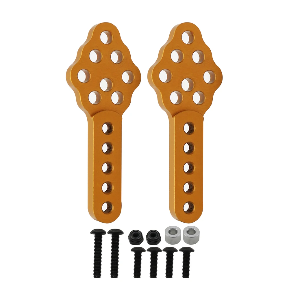 MYHRC Einstellbare Dämpfer aus Aluminiumlegierung, Stoßdämpferhalterung, Mehrfachwinkelständer für 1/10 Axial SCX10 II Rock Crawler 90046 RC-Autoteile – Detail 26