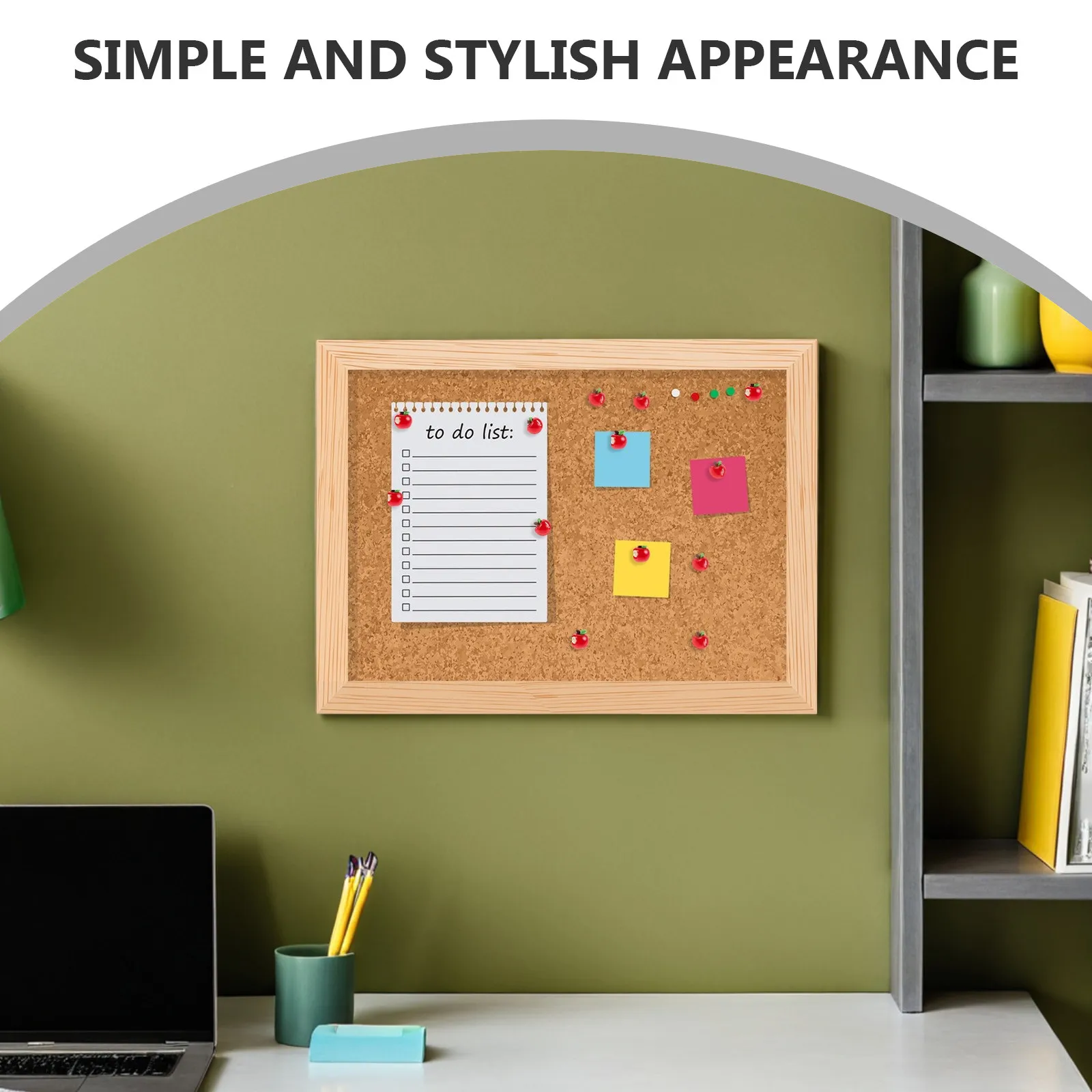 20개입 사실적인 과일 모양 푸시핀 세트, 사무실, 교실, 가정용 코르크보드, 나무 지도용 장 압정