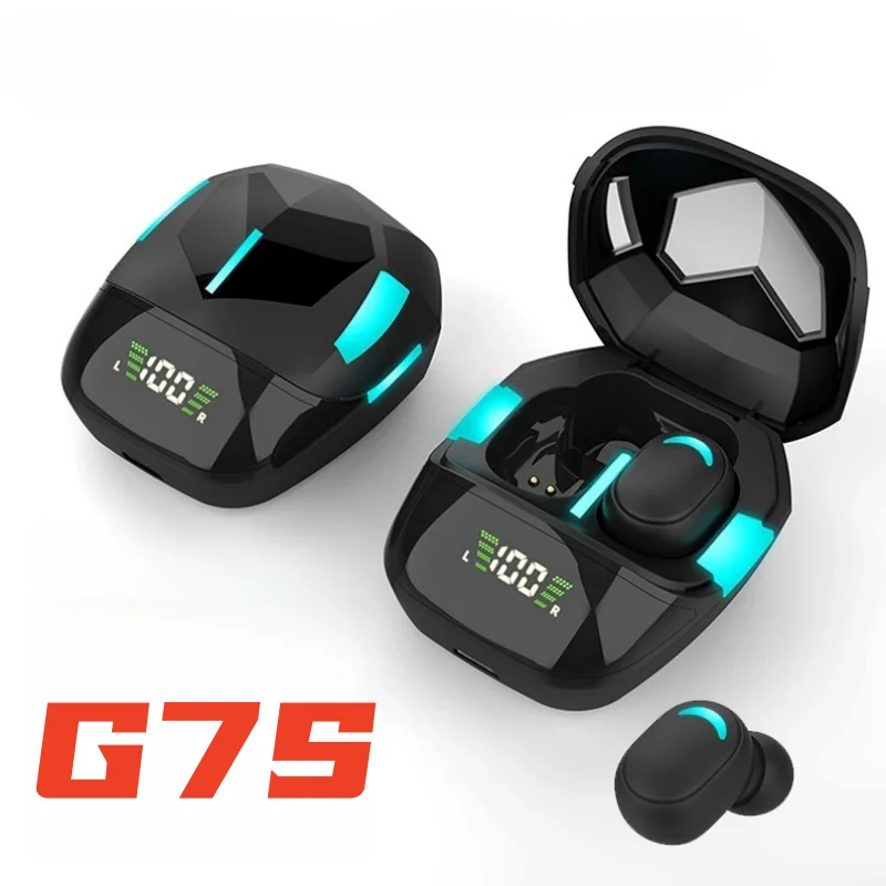 

Wireless Headphones G7S TWS Bluetooth Headset Game Wireless Earbuds HIFI Stereo Sports Earphone With Mic No Delay