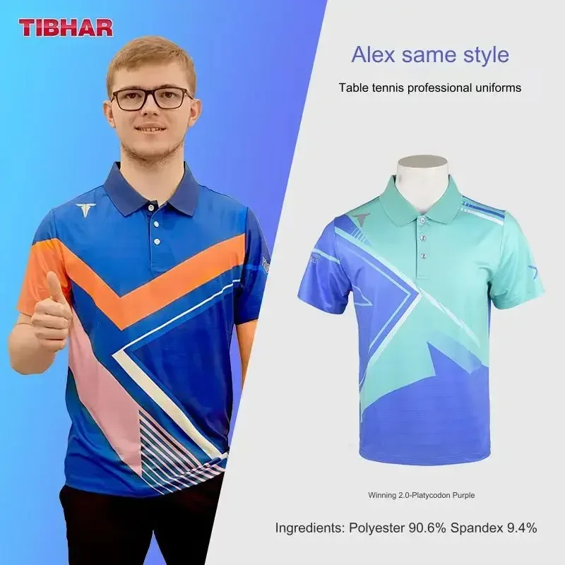Original tibhar Sport t-shirts ,quick dry sports jersey for men women ,polo,short sleeve tops clothes