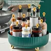 Lazy Kitchen Multi-function Turntable Organizer, Rotating Spice Rack, Plastic for Cabinet, Pantry, Kitchen Countertop Storage 1