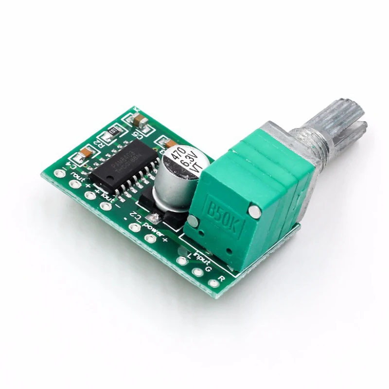 

PAM8403 Mini 5V Audio Digital Amplifier Board With Switch Potentiometer USB Powered Amplifier Enthusiasts Module Fidelity