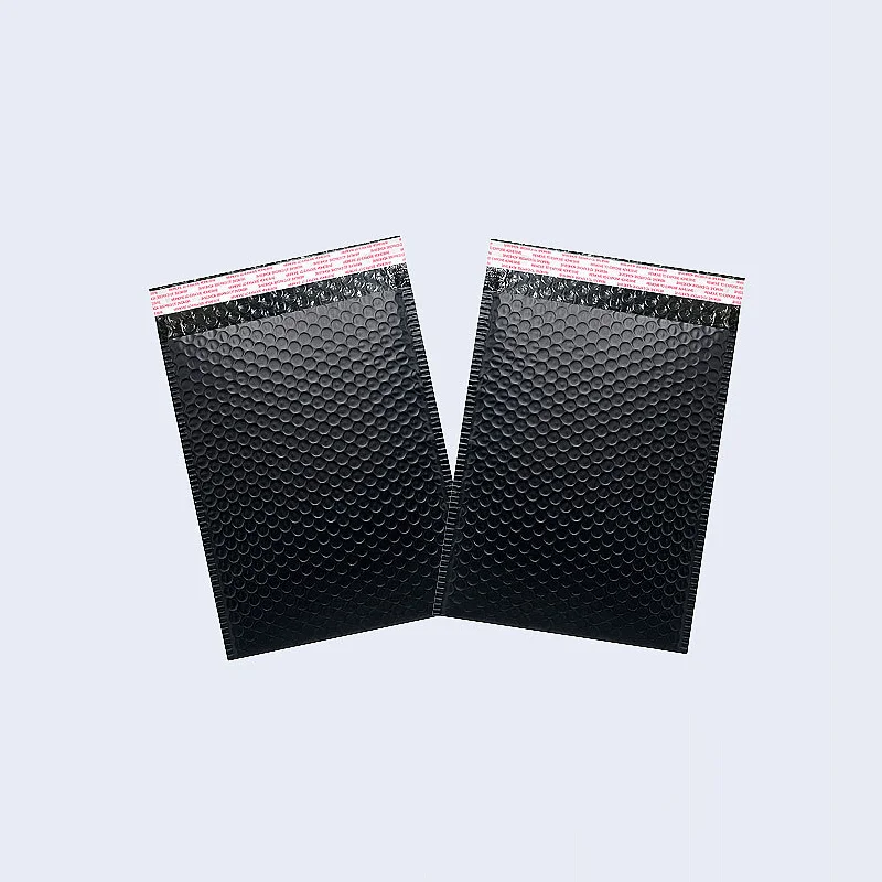Minimum order of 50 pieces black bubble bag express packaging storage bag plastic self-adhesive thickened printing
