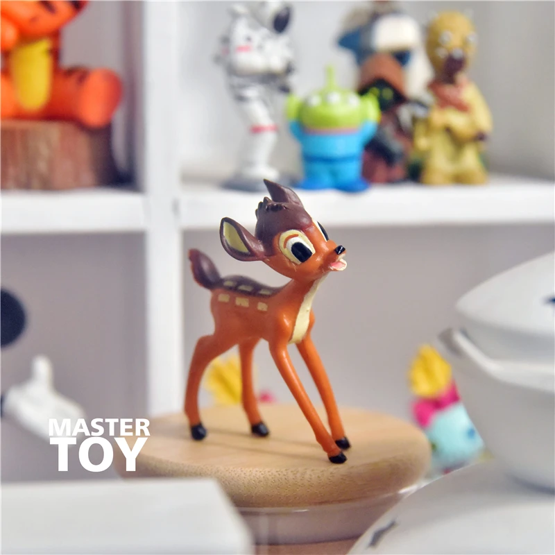 

Disney Bambi 12piece 6cm bambi collection figure toys home decoration toys