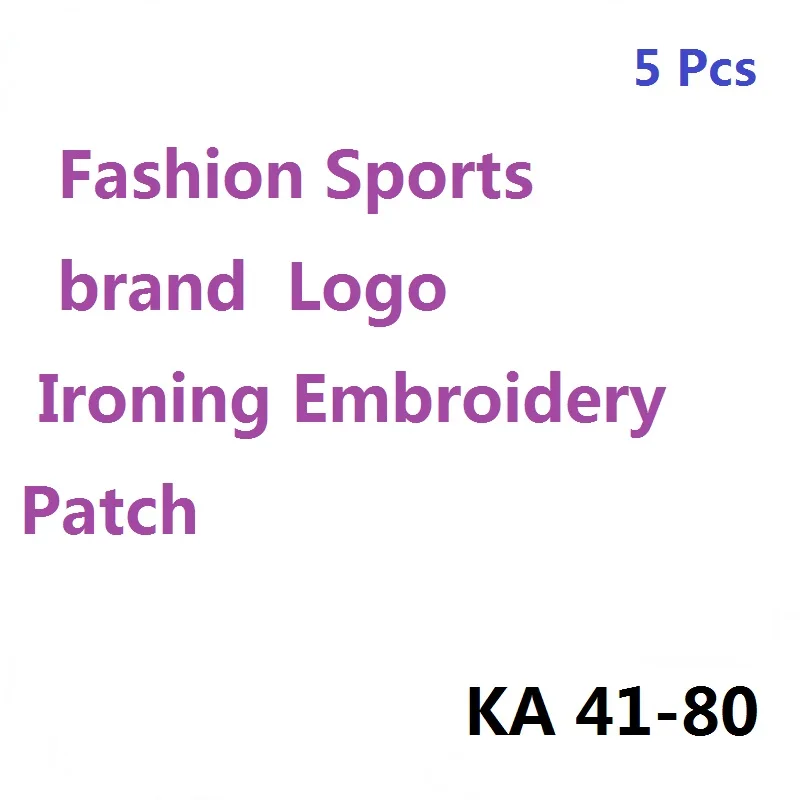 5pcs Fashion Sports brand Logo applique for on Sew repair Clothing Backpack DIY Ironing Embroidery Patch hat T Shirt Decor |