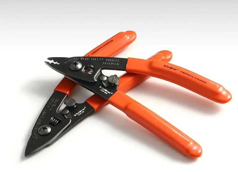 Tribrer TTF01/TTF02  Wire stripper Fiberthree-Port Fibre Stripper  Dual-Port Fiber Stripper Optical Fiber FTTH Stripping Pliers