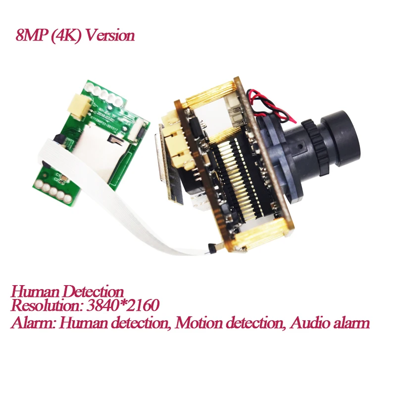 Wifi Camera IP Camera Surveillance Camera Wifi IP Camera Camera Module H.265 8MP 4K Starlight Wireless IP Camera Module 5MP Human detection wifi Network Camera board Two way Audio TF Card RTSP