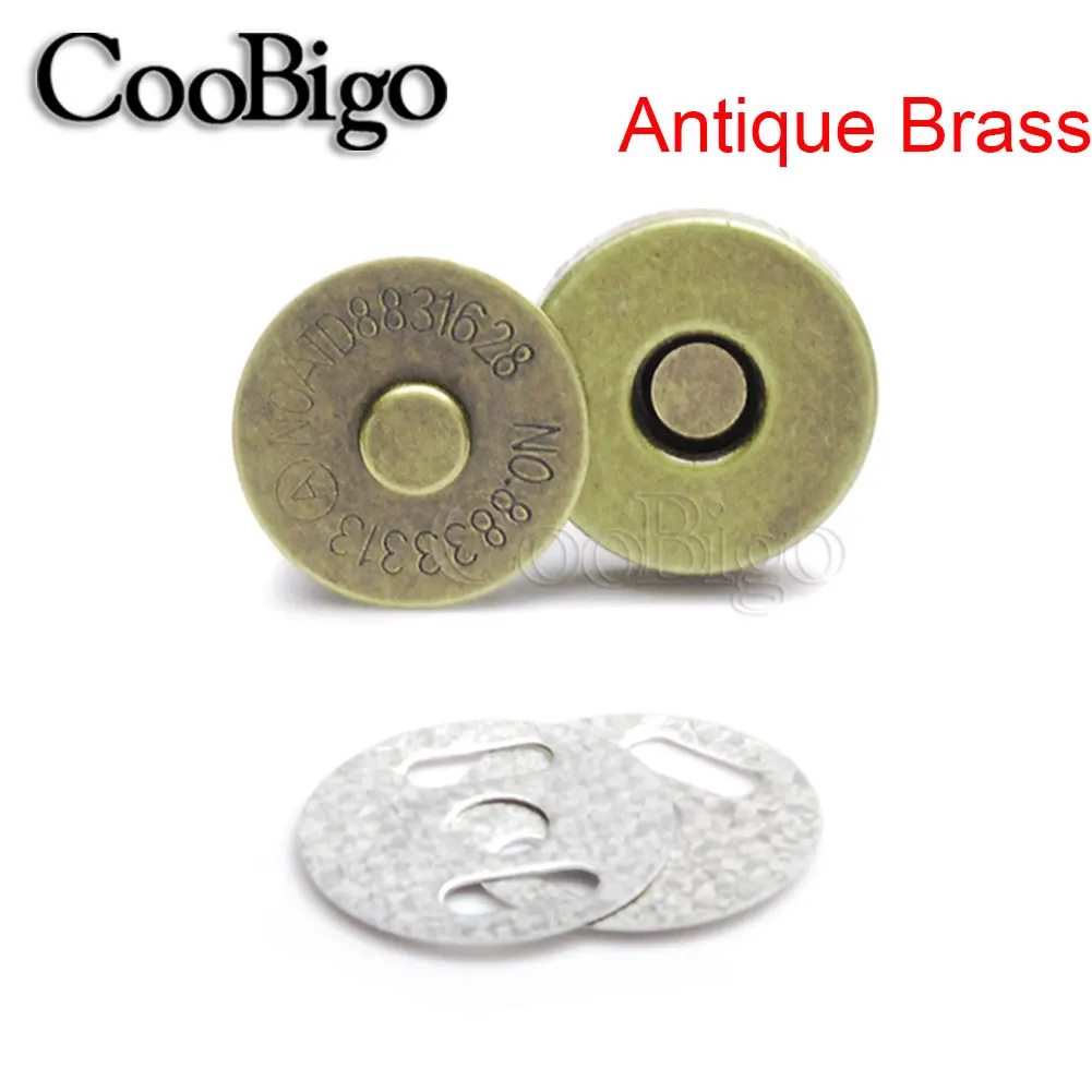 32 Boutons Magnétiques 14mm/18mm - 4 Couleurs | Fermoir Aimanté Pour Vêtements, Sacs, Couture