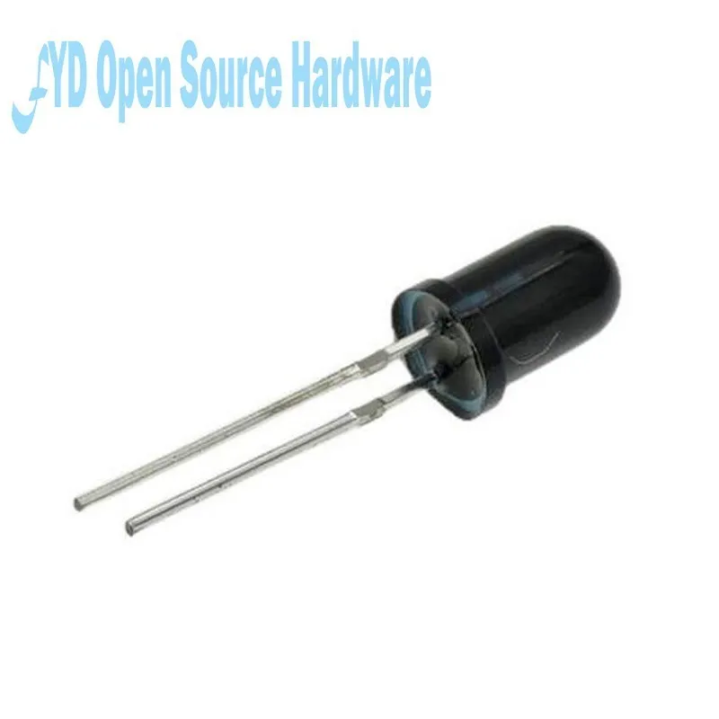 10-1000pcs 3mm 940nm IR Infrared LED Emitter Diodes - Clear Round Lens, Through-Hole