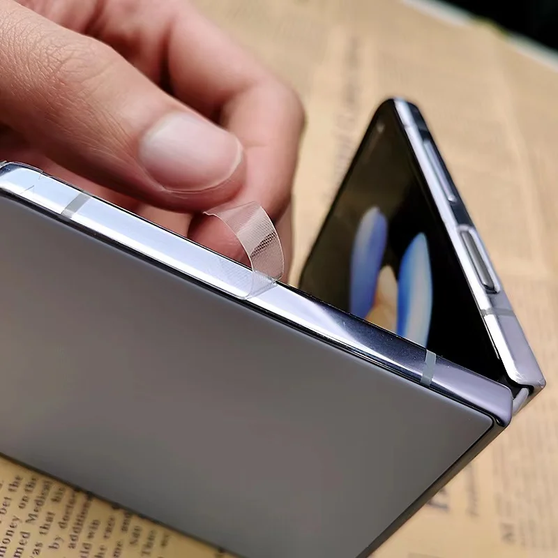 10pcs Transparent Side Skin for HUAWEI Mate 50 Pro 3M Wrap Clear Border Screen Protector Cover Mate 40 Pro Frame Sticker