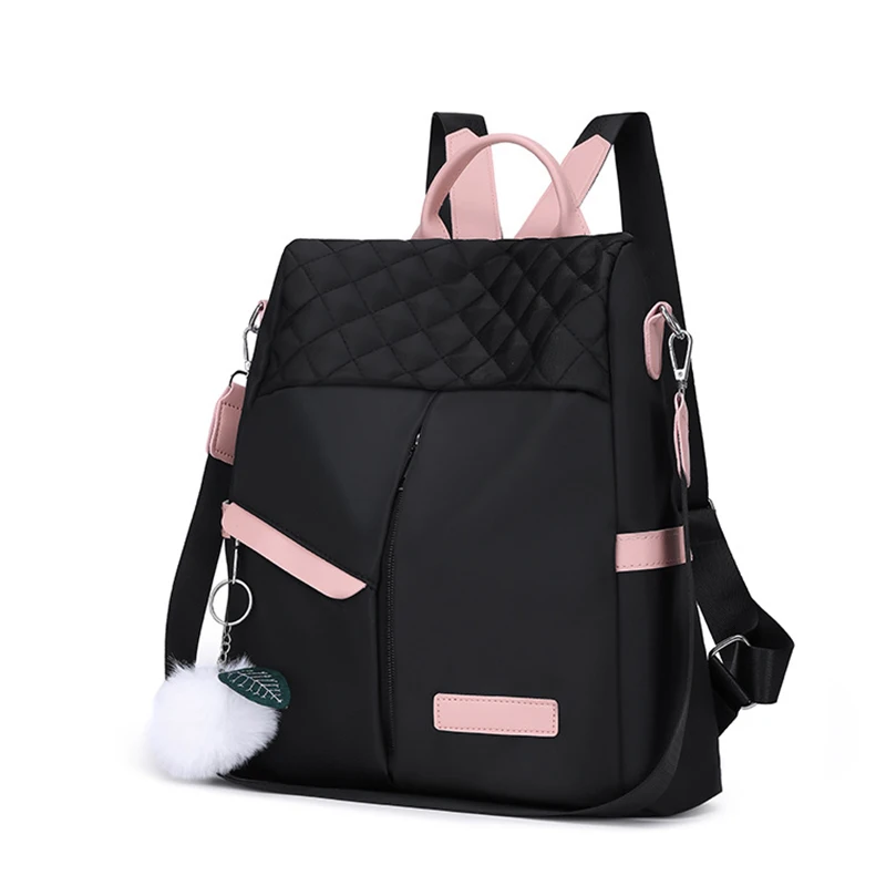 Casual Oxford Cloth Backpack Purse Anti-theft Travel