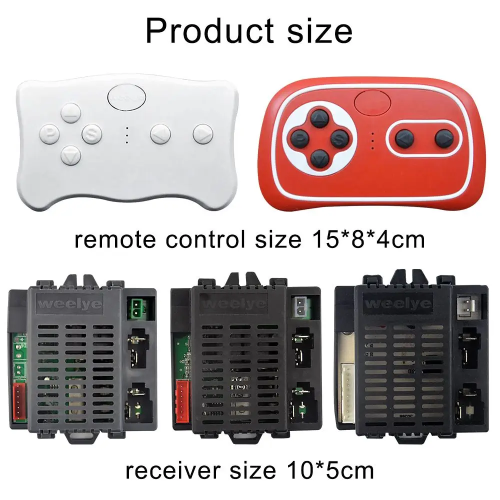 for weelye RX23 RX18 RC Accessories 6V/12V Car Bluetooth Receiver Remote Control Controller Smooth Start 6