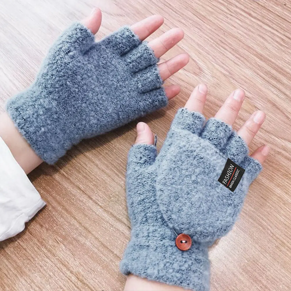 USB Electric Heated Gloves Adjustable Temperature Full Half Finger Warmer Mittens Heater Winter Outdoor Cycling Thermal Gloves