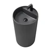 Bathroom column style integrated vertical floor standing gray industrial air column basin washbasin YX305TB 2