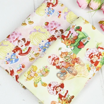 Strawberry Cotton Fabric 1