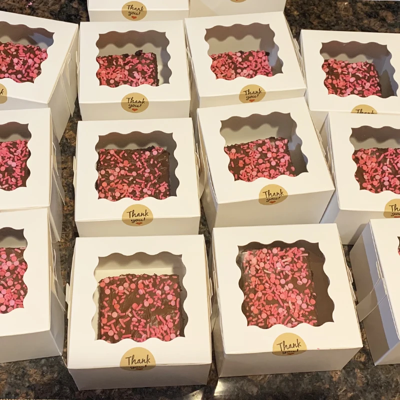 FINALLY! Kraft Window Boxes That Make Your Bakery Sales EXPLODE | Wedding & Party E... - SKU KPBB1745 - UGI Packaging