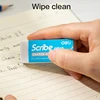 Deli 4pcs Eraser Stationery 2B 4B Soft Rubber for Kids Clear Eraser Pencil Set Office School  Art Supplies Exam Correction 5