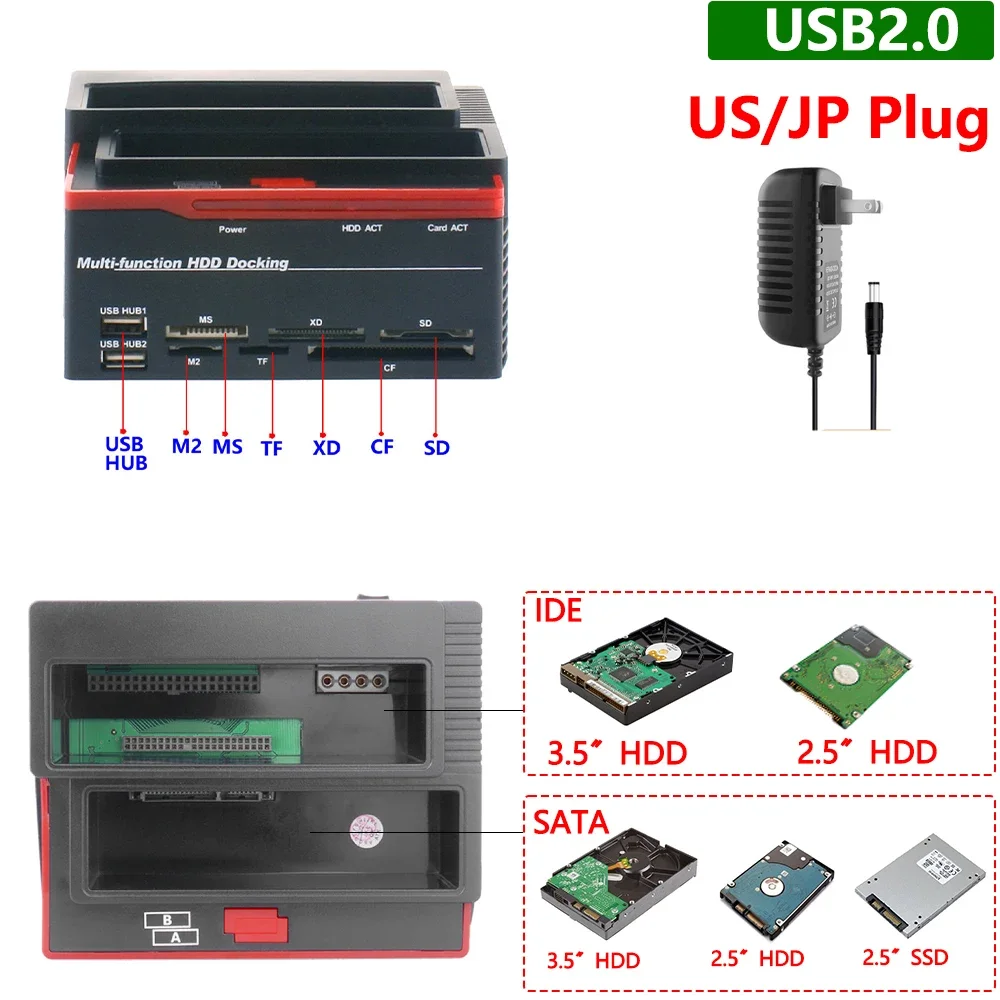 Boîtier Pour Disque Dur IDE 2,5″ Avec Port USB – 3 Modèles Au Choix – Neuf
