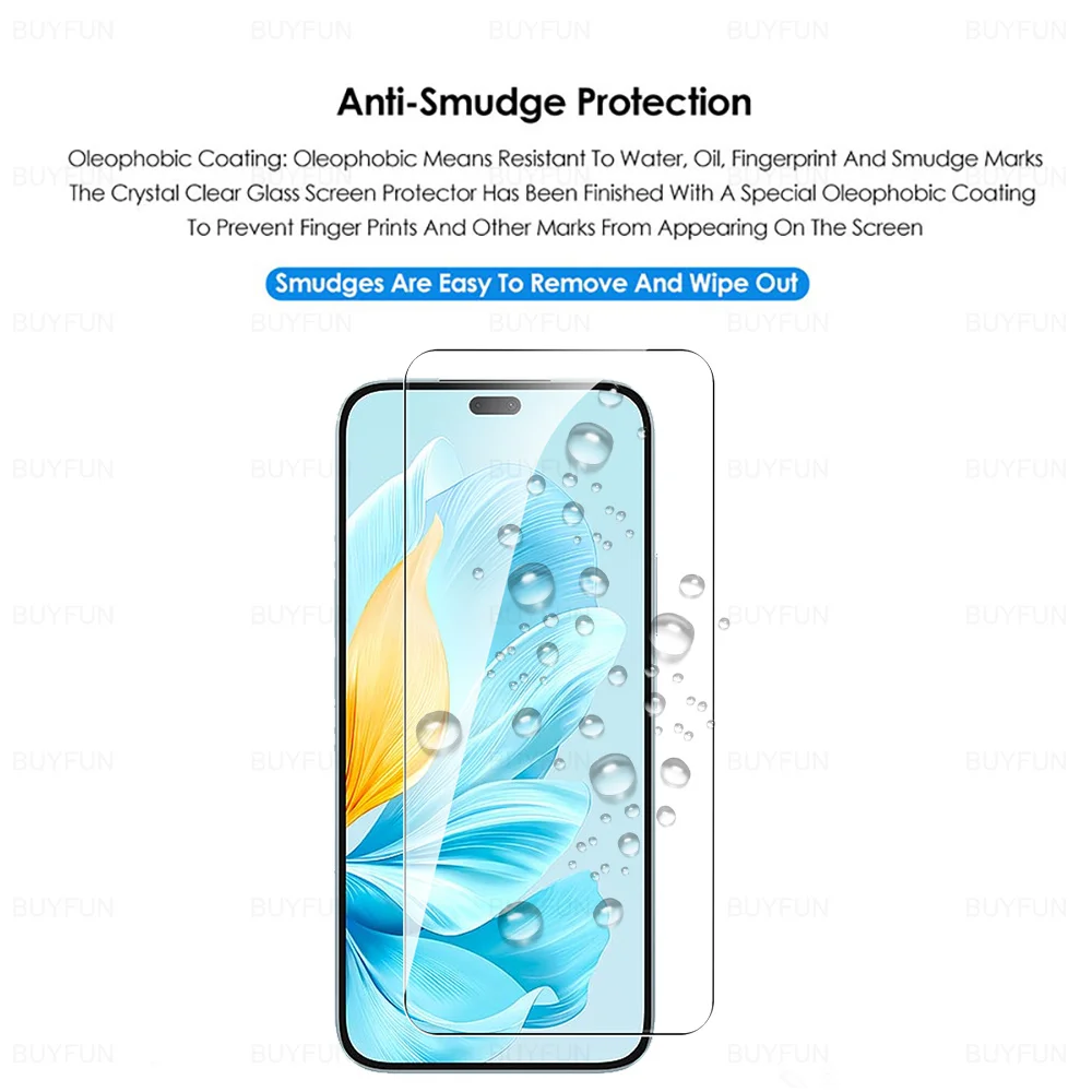 Full Cover Tempered Glass Screen Protector - 1-4 Pack