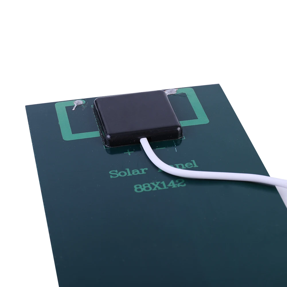 5W 5V Portable Solar Panel Polysilicon USB Solar Charging Panel Solar Panel Charger for 3-5V Battery/Phone Charging