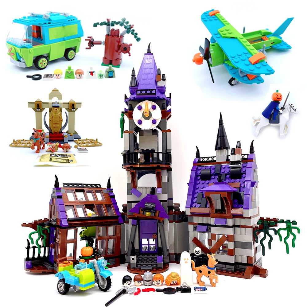 10430 10428 строительные блоки Scooby The Mystery кирпичи Doo игрушки для детей рождественские
