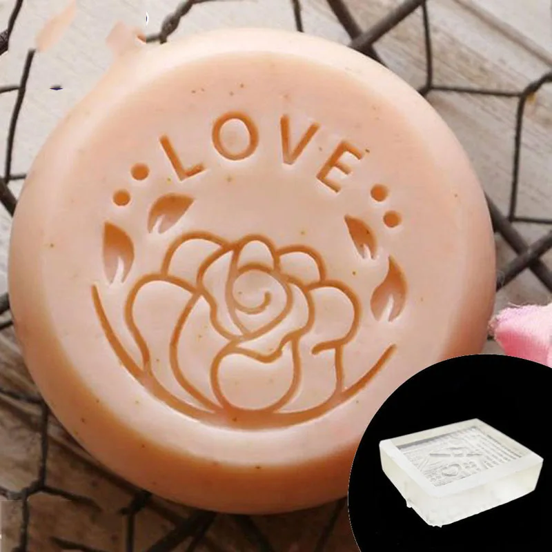 Love is everything Love series soap stamp, handmade resin seal, DIY crafts for soap making tools