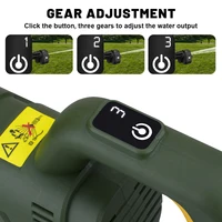 200Bar 3 Gears Digital Display Brushless Electric High Pressure Washer 6 IN 1 Car Washing Gun Water Gun for Makita 18V Battery 2