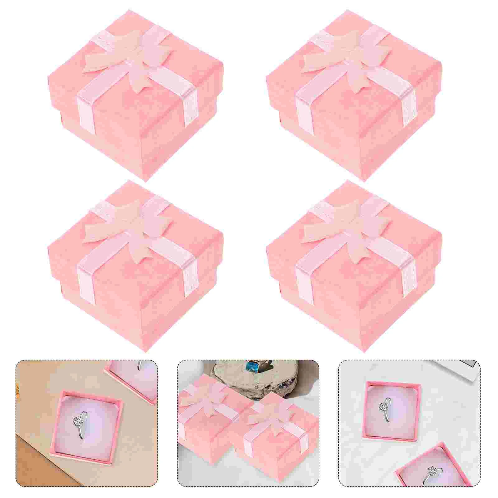 

120 Pcs Jewelery Boxes Gift Storage Case Stylish Necklace Pendant Organizer Lovers Dangle Earrings