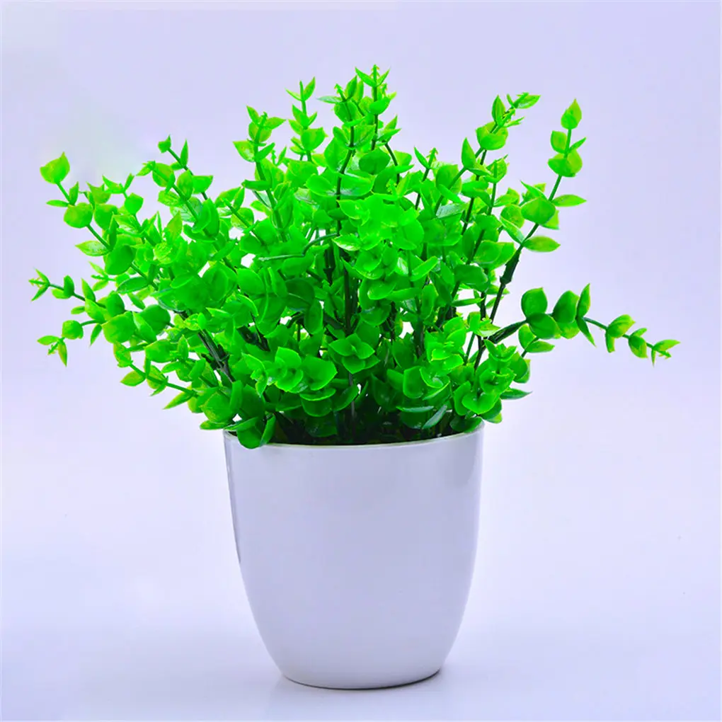 

Artificial Bonsai Indoor Plastic Fake Plant Pot Home Decor Simulation Potted Plant Large