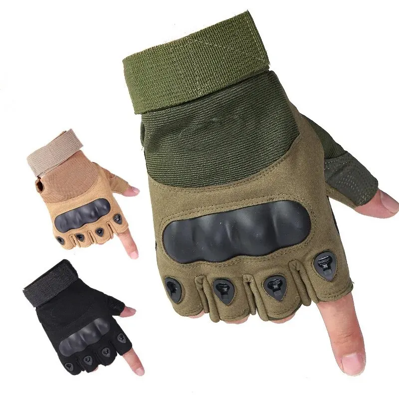 Cycling Gloves cycling gloves Fitness Anti Slip Cycling Gloves Wear-resistant Outdoor Tactical Sports Climbing Half Finger Gloves