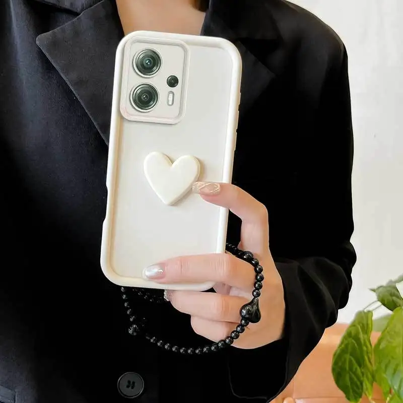 3-Piece Set: Phone Case, Black Lanyard, and Stand