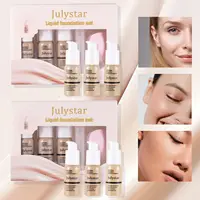Concealer foundation set, natural and clear, brighten skin tone, moisturize skin, beauty makeup makeup set, long lasting conceal 1