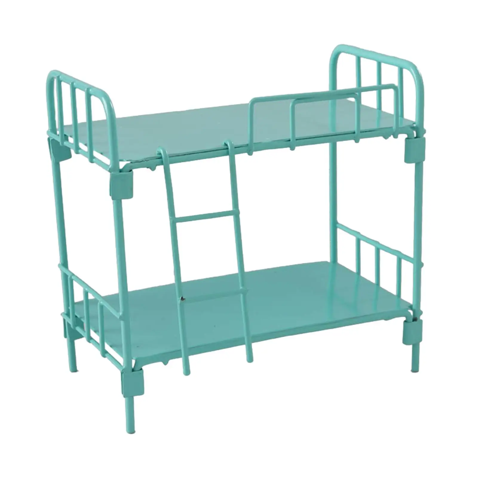 1:12 Doll House Bunk Bed with Ladder Miniature Craft Exquisite Workmanship