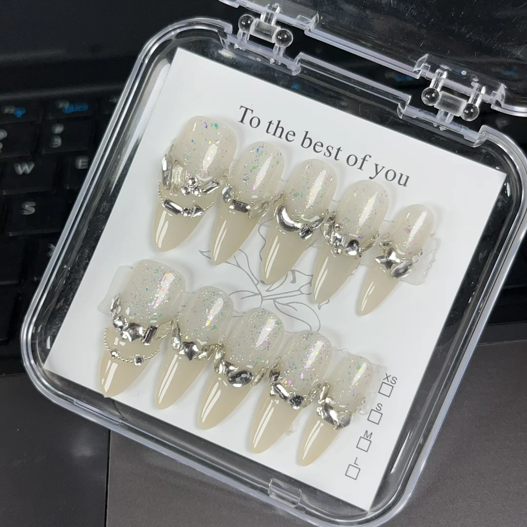 

Съемный Многоразовый высококачественный пресс для ногтей со сверкающим эффектом и роскошным стилем