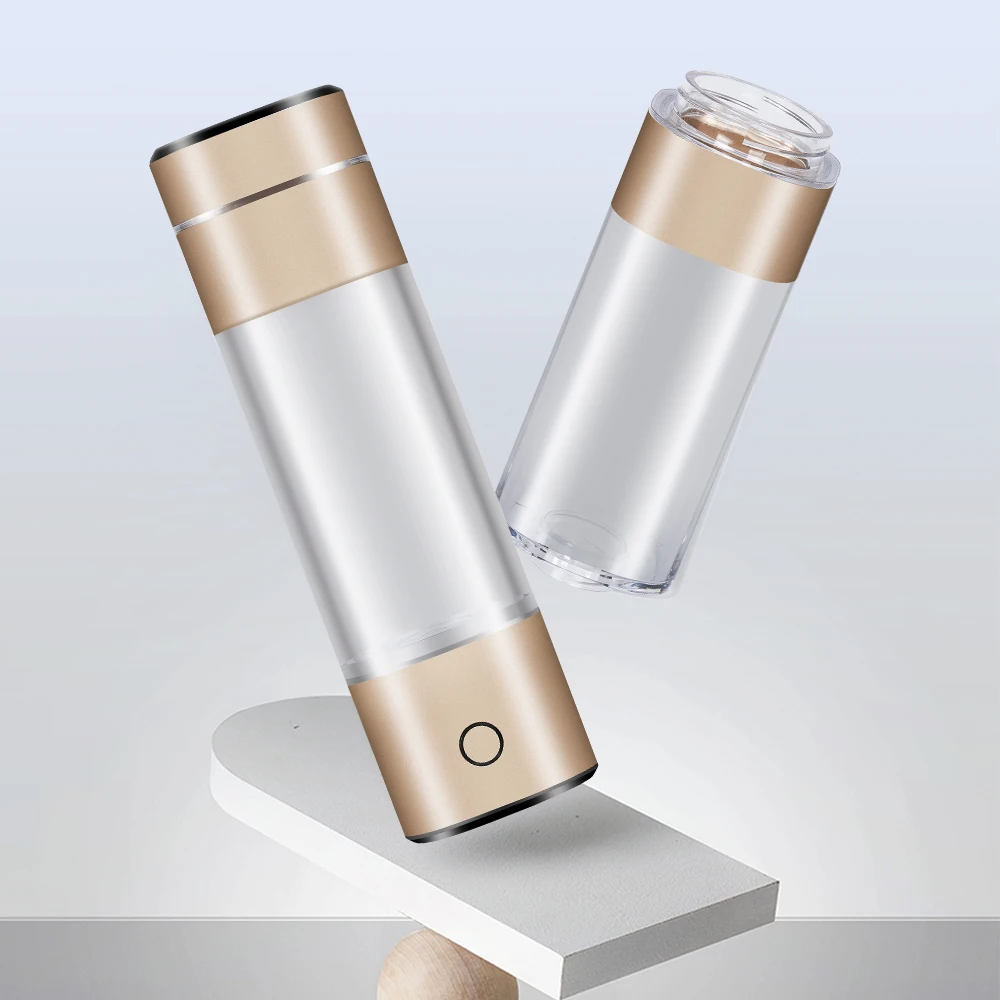 IHOOOH H2-Cup 수소 리치 발생기, SPE/PEM 전기분해 이온화 장치, 안티 에이징, 기적 물병, 미니 수소 집중기