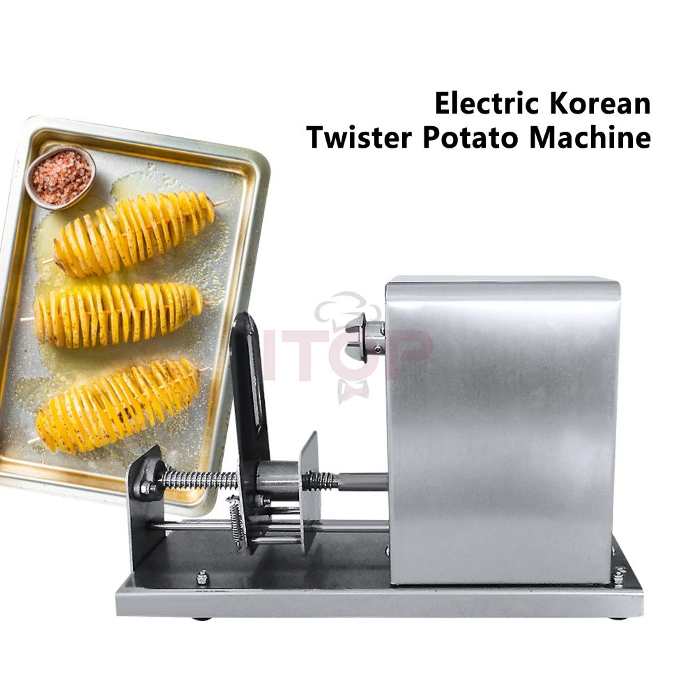 Electric Spiral Potato Cutting Machine 1 Electric Spiral Potato Cutting Machine 1