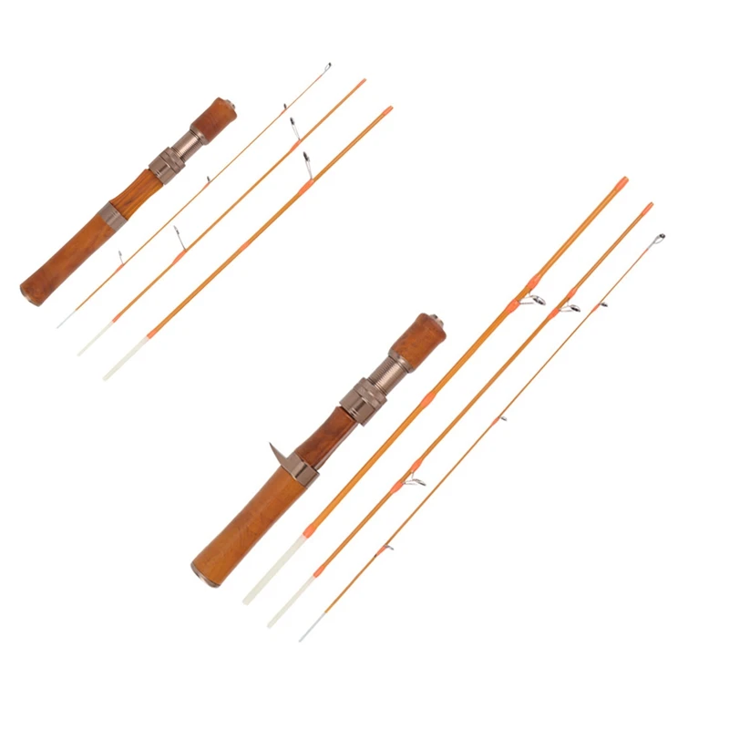 

Ультралегкая Удочка из углеродного волокна для приманки 1,5-9 г, леска с деревянной ручкой, быстрое удилище для ловли форели