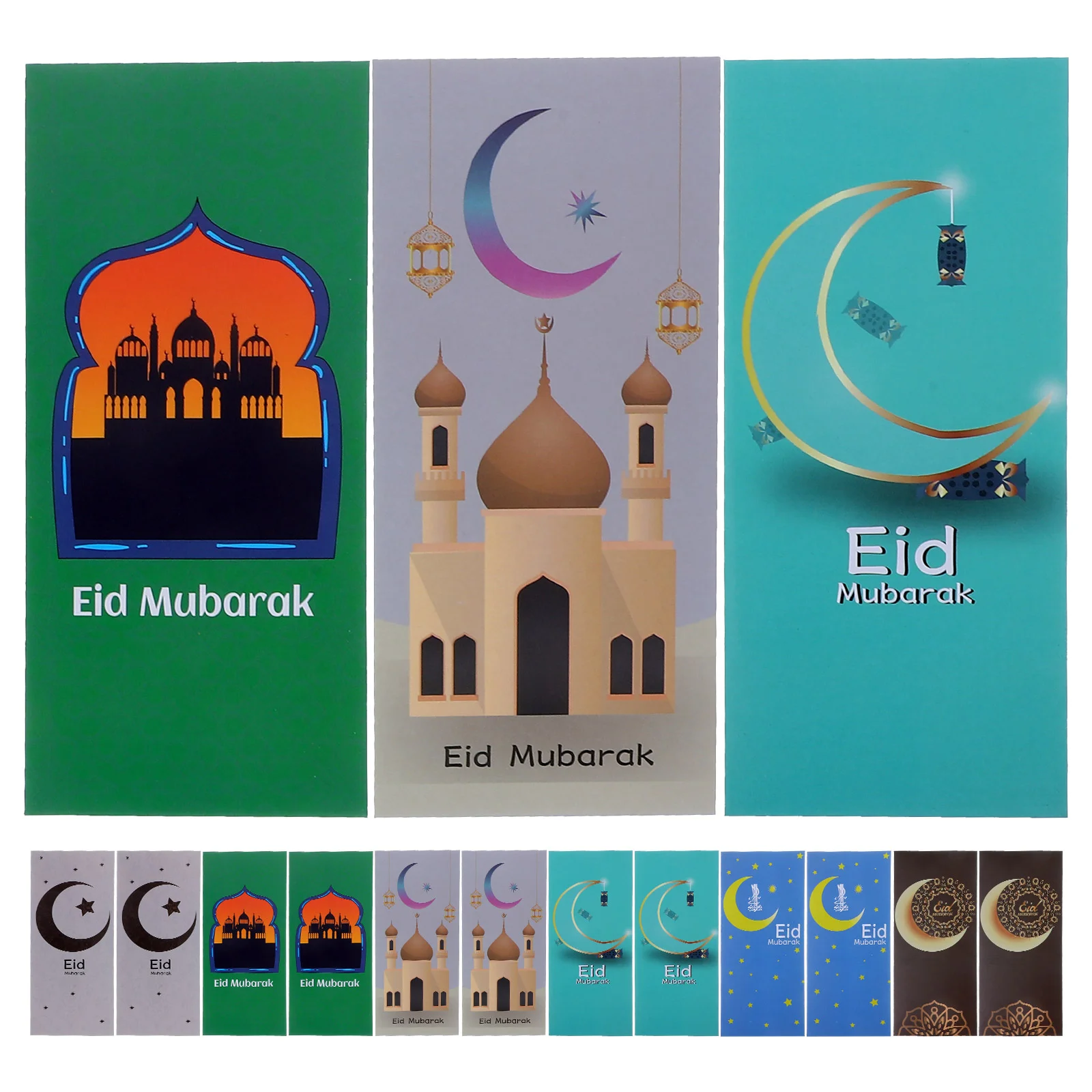 

36 Pcs Eid Red Envelope Bag Cards Muslim Party Ramadan Envelopes Blank Holiday Islam Mubarak Packing Invitations Paper Gift