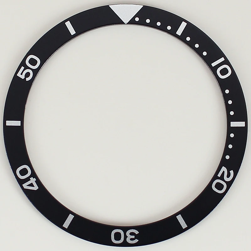 Premium Aluminum/Ceramic Bezel Insert, Flat 38mm x 31.5mm, 1 Piece, High-Quality Replacement Watch Part