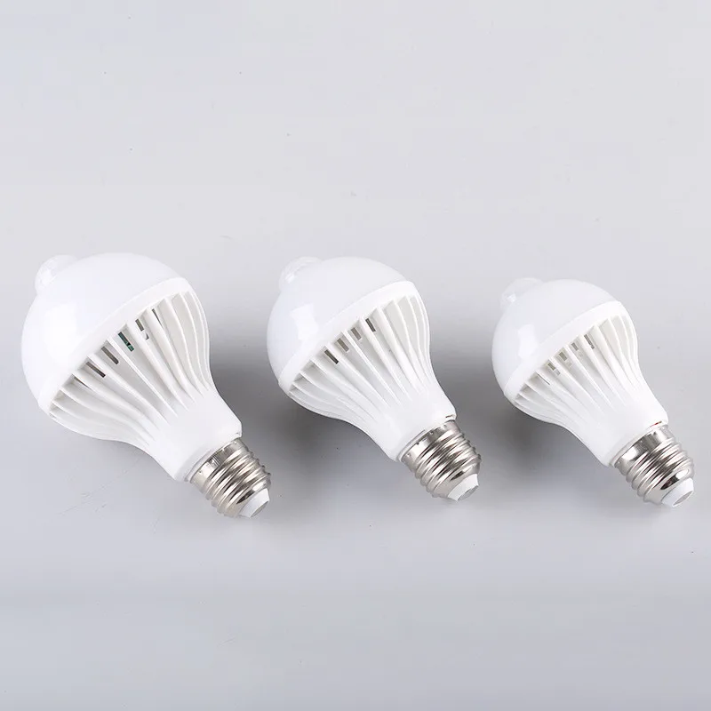 

PIR Motion Sensor lamp E27 12W 15W 18W 20W LED Night light Bulb Smart AC110V-220V For Stair Toilet Porch Garage Balcony Bathroom