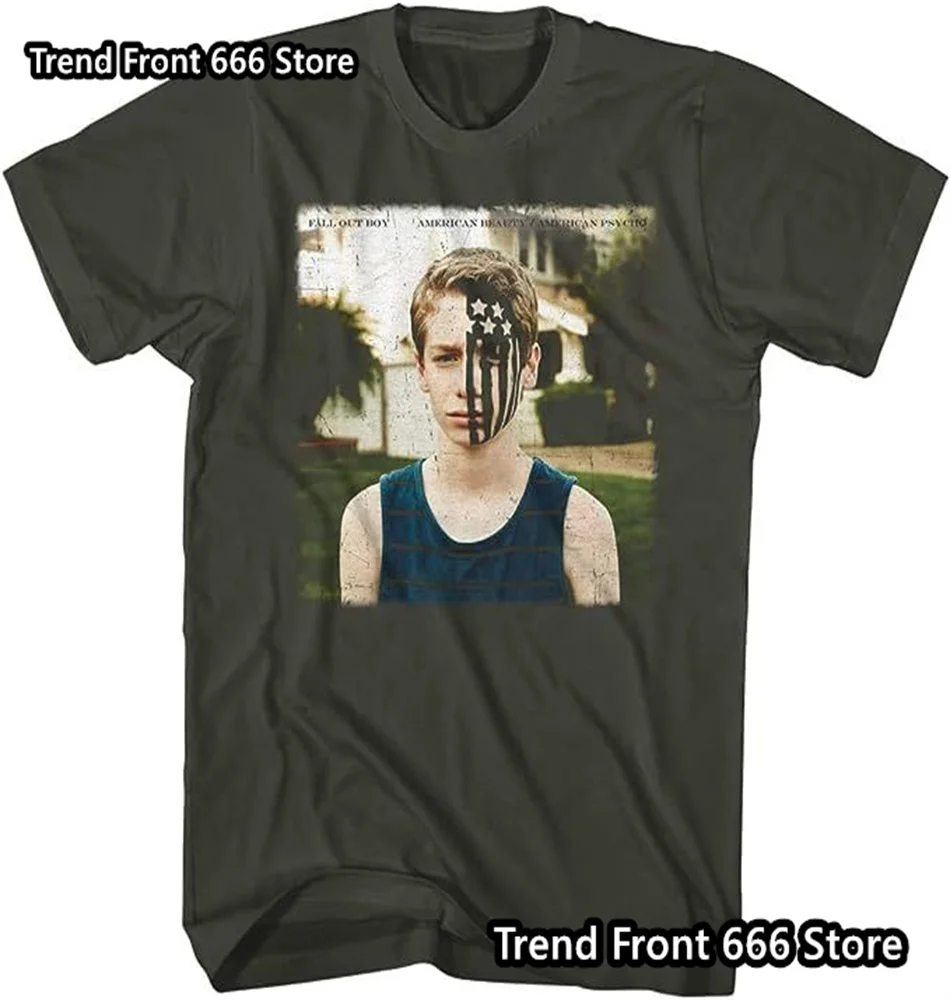 Fall Out Boy Rock Band Men's And Children Summer Short Sleeve T-shirt Vintage Patten Boys Men Size Tshirts 4