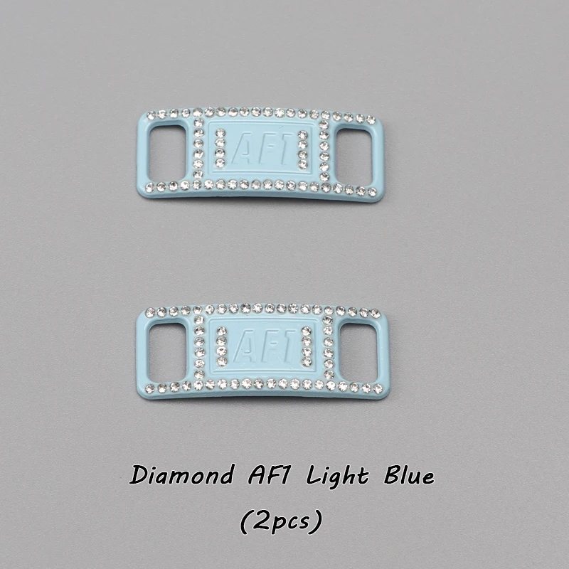 Luxury Rhinestone Shoe Charm Accessories - Metal Buckle and Lock