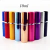 1PC 5ml 10ml Portable Mini Perfume Glass Bottle Travel Aluminum Spray Atomizer Empty Metal Parfume Atomiser Sprayer 5