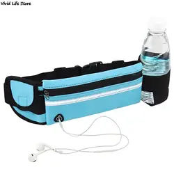 Adjustable Waterproof Running Waist Bag Fitness Belt Pack Mobile Phone Holder Jogging Outdoor Sports Water Bag For Men Women