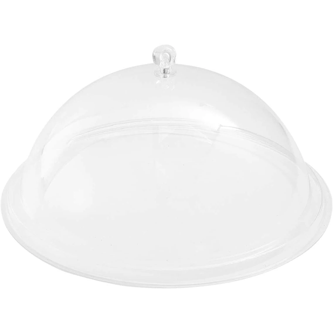 Round Food Meal Cover Drop-Resistant Transparent Food Cover Bread and Snack Acrylic Preservation Dust Cover
