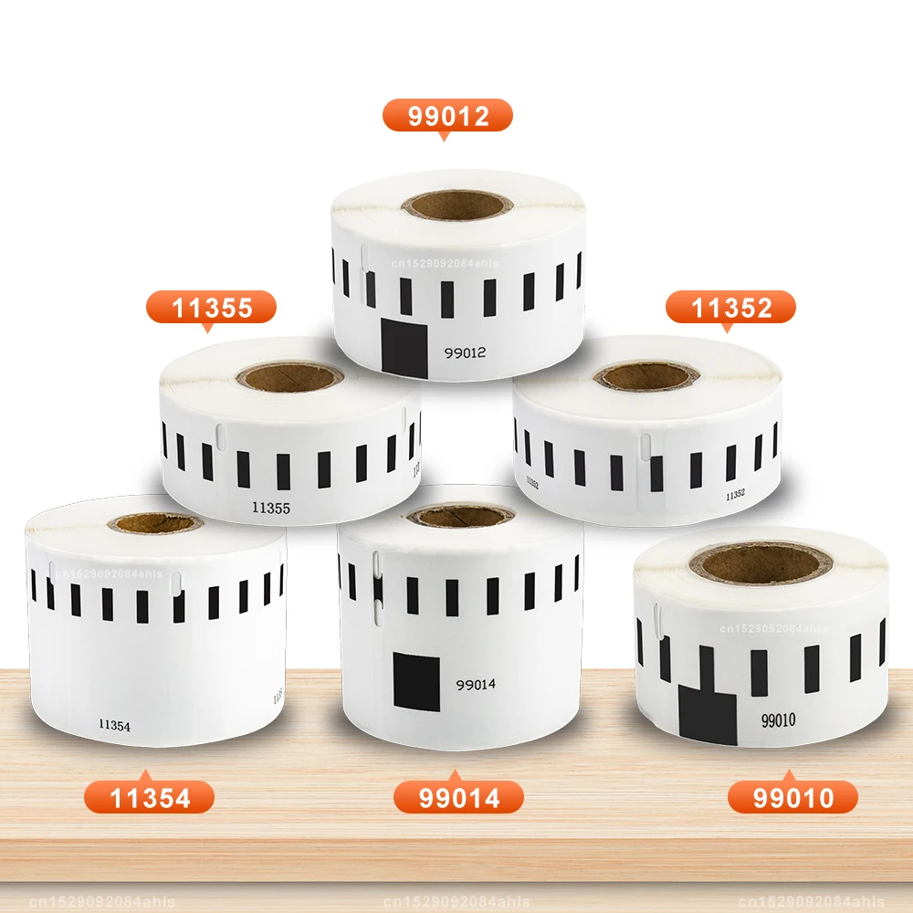 Go Inks 1 Rotolo Di Etichette Compatibili In Sostituzione Di Dymo/Seiko 99014 (etichette: 220, Dimensioni: 54 X 101 Mm - Foto 4